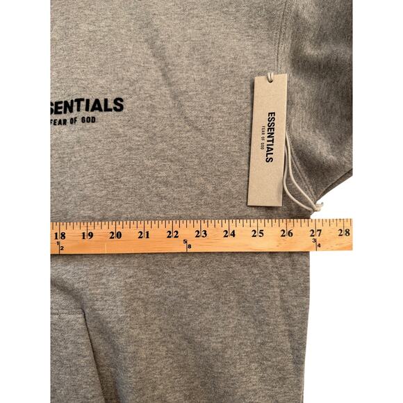 Fear of God ESSENTIALS Men's Hoodie In Dark Oatmeal  NWT - Picture 7 of 11